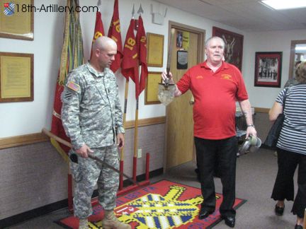 CSM Tidwell Recieves all Gear from Army 1965-66