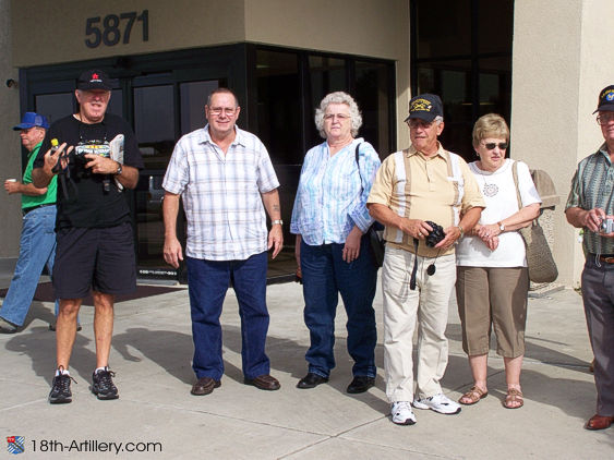 Crowd gather for civil war reenactment