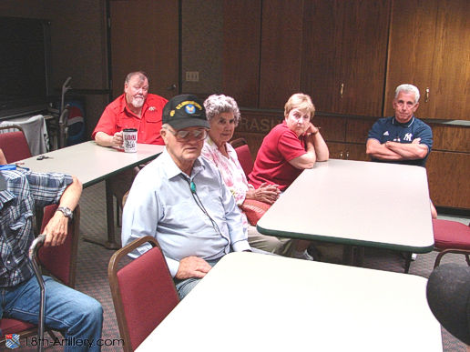 Apley, Ted Cogut & Wife Ilene, J Tomaro, Statum in Rear... Said, Cogut! You Sent us to Nam!