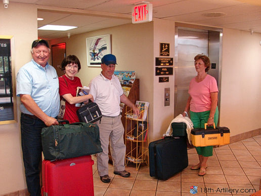 R Moore & Wife, John and Ilene, Checking-In